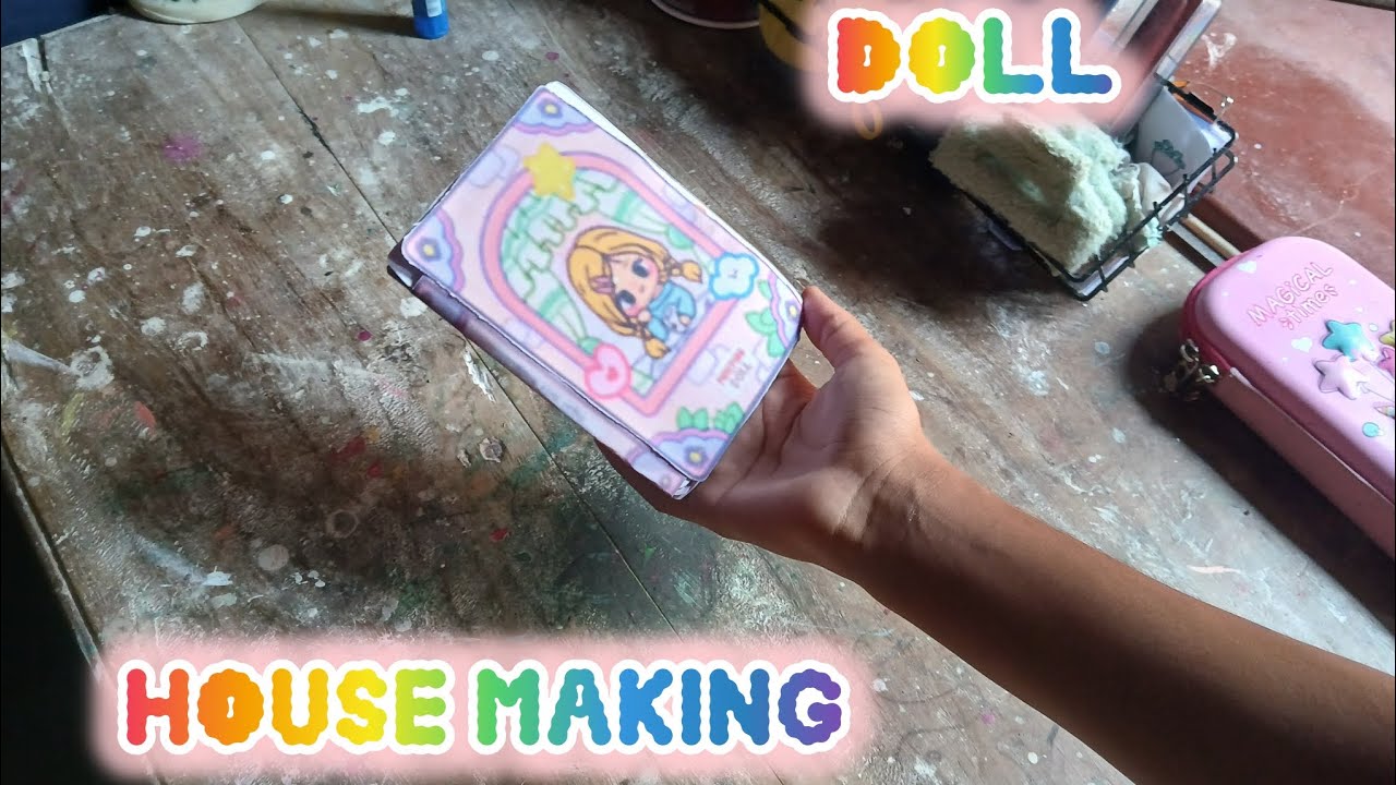 DIY paper doll house 🏠 making videos 