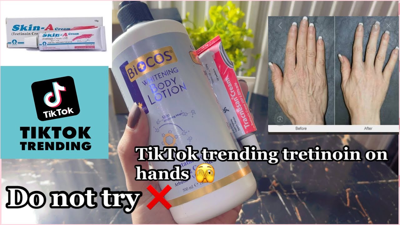 Anti aging tips for hands care| skin A cream use | tracnesan cream , tretinoin 0.05 