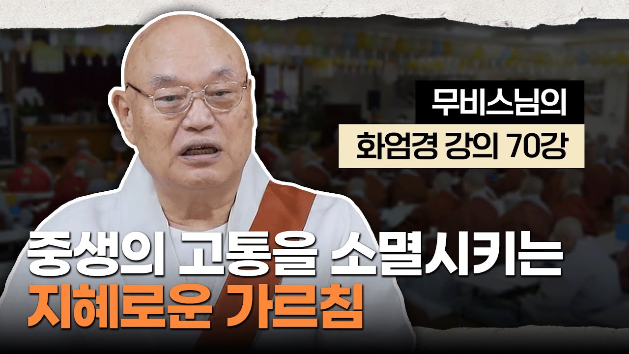 [#무비스님] 부처님의 넓고 깊은 지혜｜무비스님의 화엄경 강의 70강