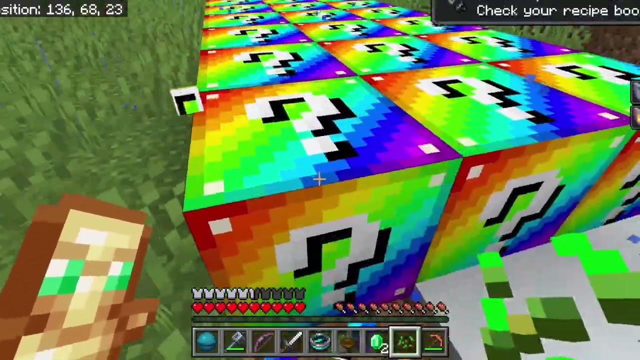 Что выпадет из радужных лаки блоков в Майнкрафте?! | #minecraft