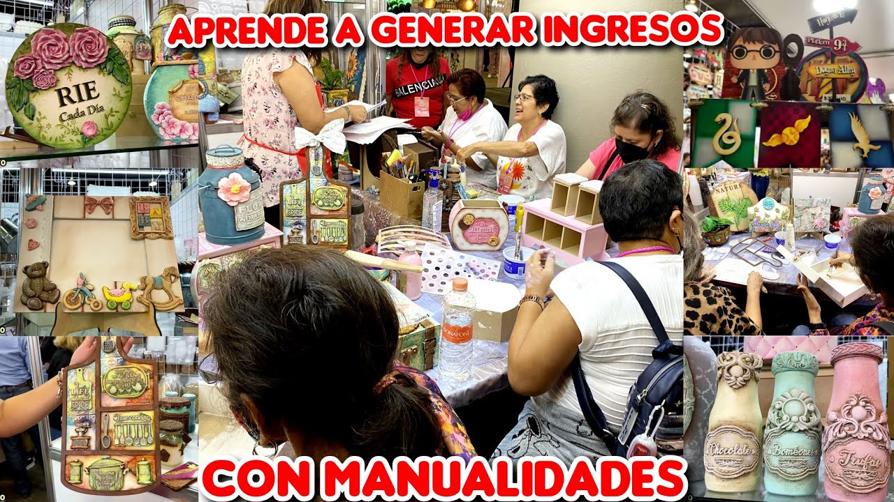 EXPO WORLD TRADE CENTER ❤️ TALLER DE MANUALIDADES ❤️ Para GENERAR INGRESOS DESDE CASA 😍