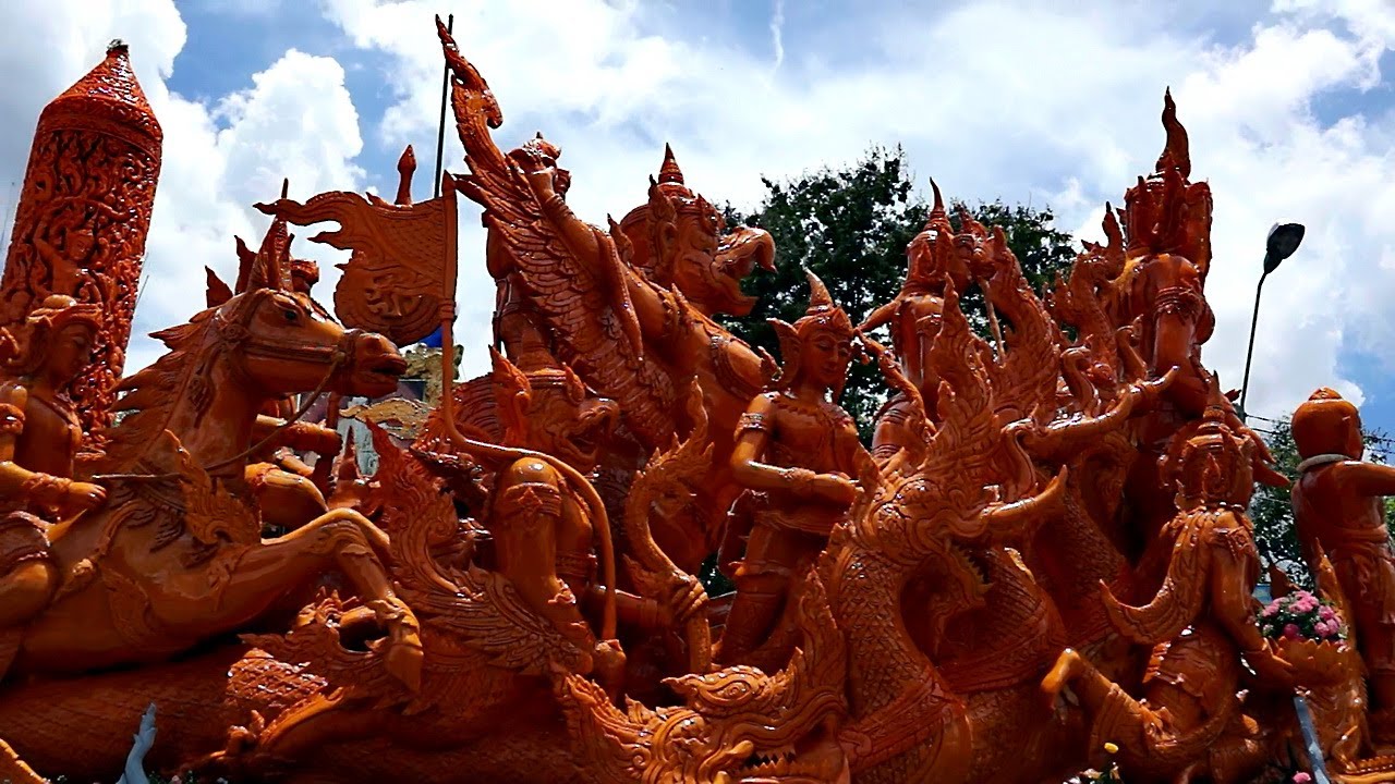 แห่เทียนพรรษาอุบล 2560 10 2017 Ubol Candle Festival