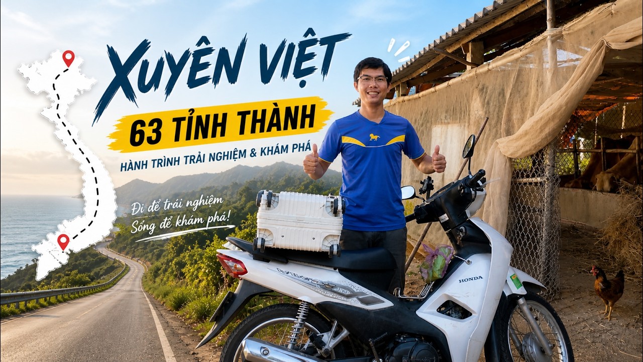 Mình quyết định đi XUYÊN VIỆT một mình bằng XE MÁY – chỉ với 15 triệu đồng!