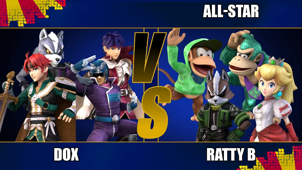 Project Mana 33 All Star: Ratty B (Wolf,DK,Peach,Diddy) vs Dox (Falcon,Wolf,Roy,Ike) Winners R1