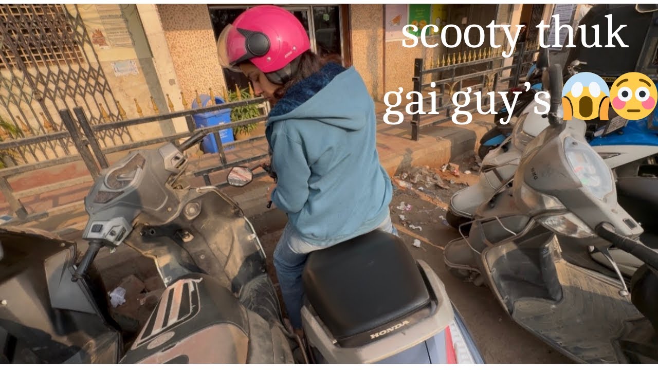 Scooty thuk gai guy’s 😳😱 #newvideo #newyoutuber #trending #youtubevlogs 