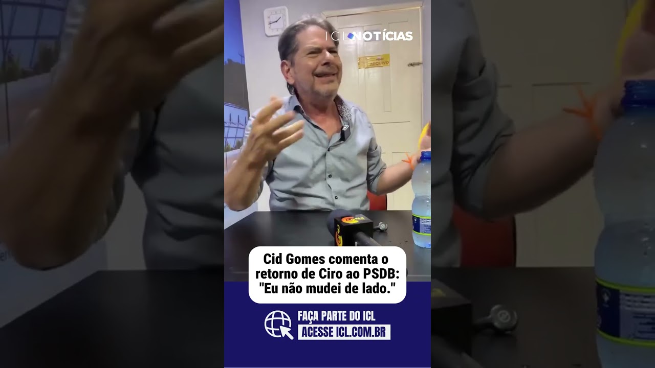 O Senador Cid Gomes (PSB-CE) comenta o retorno de seu irm&atilde;o Ciro ao PSDB