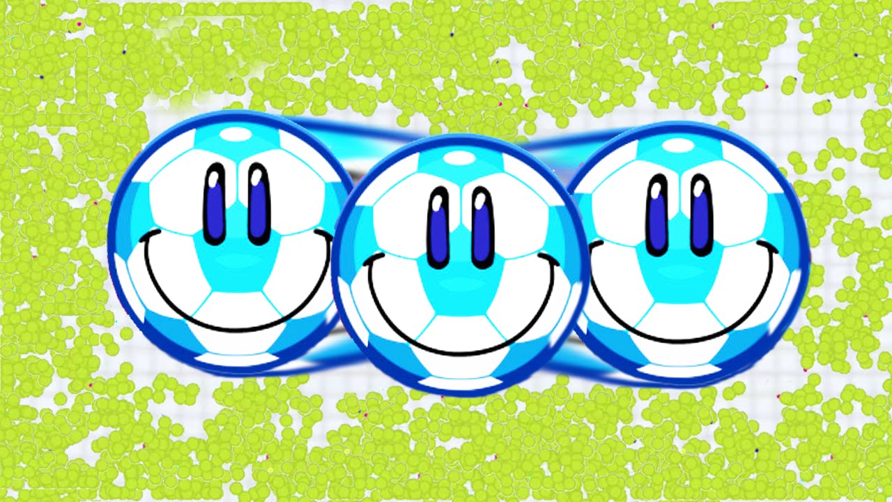 Agar.io New Exclusive 2016 Soccer Skins Solo Dominating! ( Agario Best Moments)