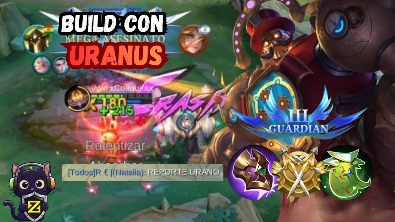 JUGAMOS CON URANUS DE TANQUE💥EL MURO DE TITANIO🛡️|#mobilelegends 