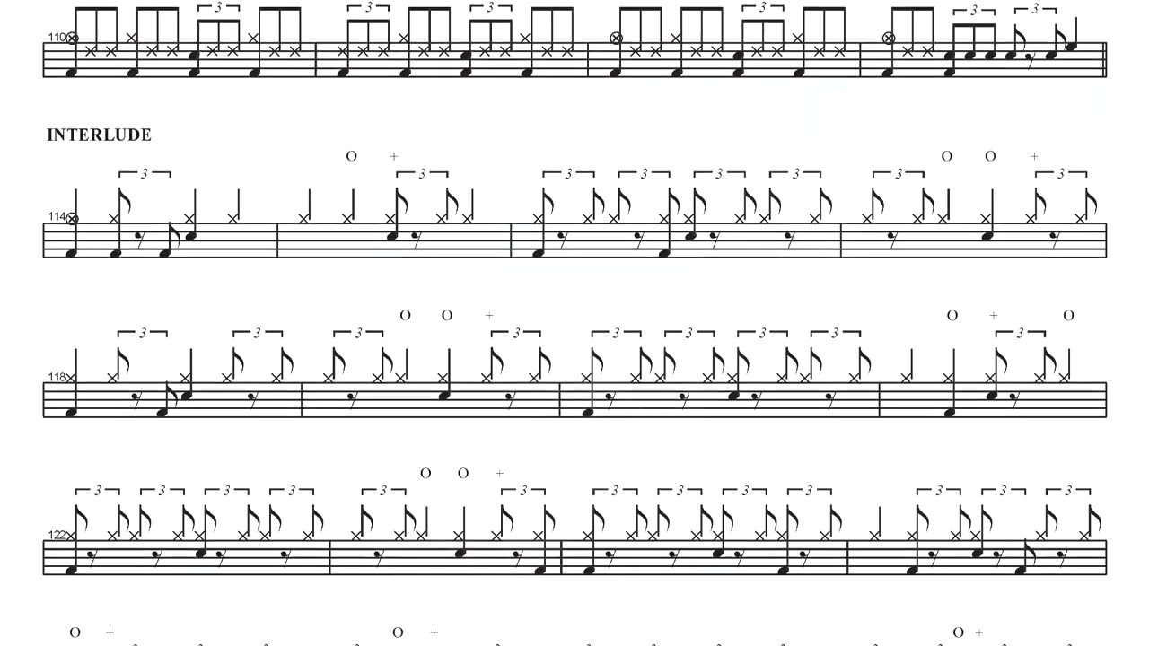 Two Ton Shoe - Swing Out West | Drum Score, Drum Sheet Music, 드럼악보