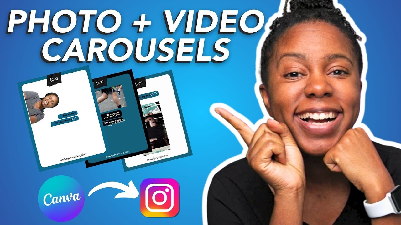 Day 28 | Make Video + Photo Carousels in Canva