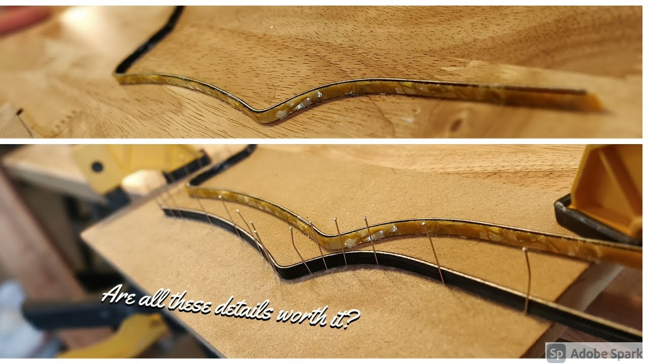 Making the Head stock Binding Jig for the Gretsch White Falcon