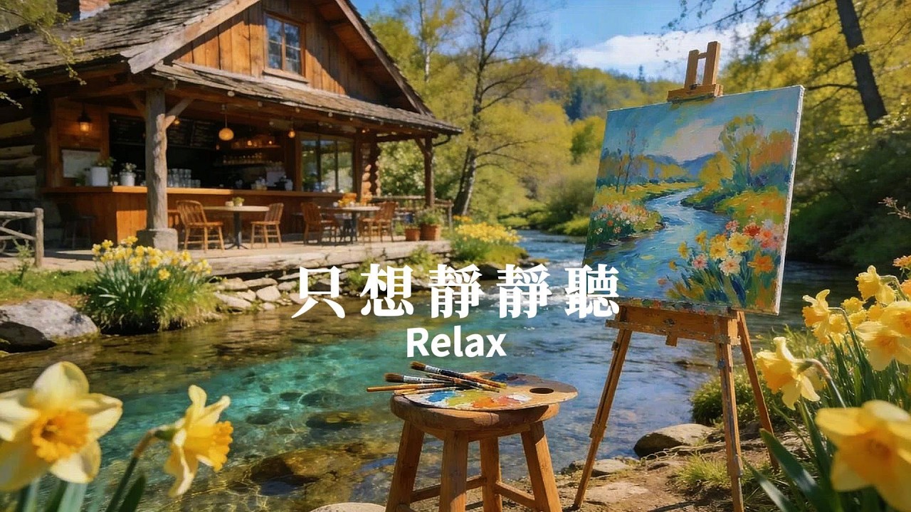 放鬆輕音樂(45)🌈靜靜聽十分鐘，給心靈一段美好時光；放空獨處、喝咖啡、工作學習、冥想的背景音樂