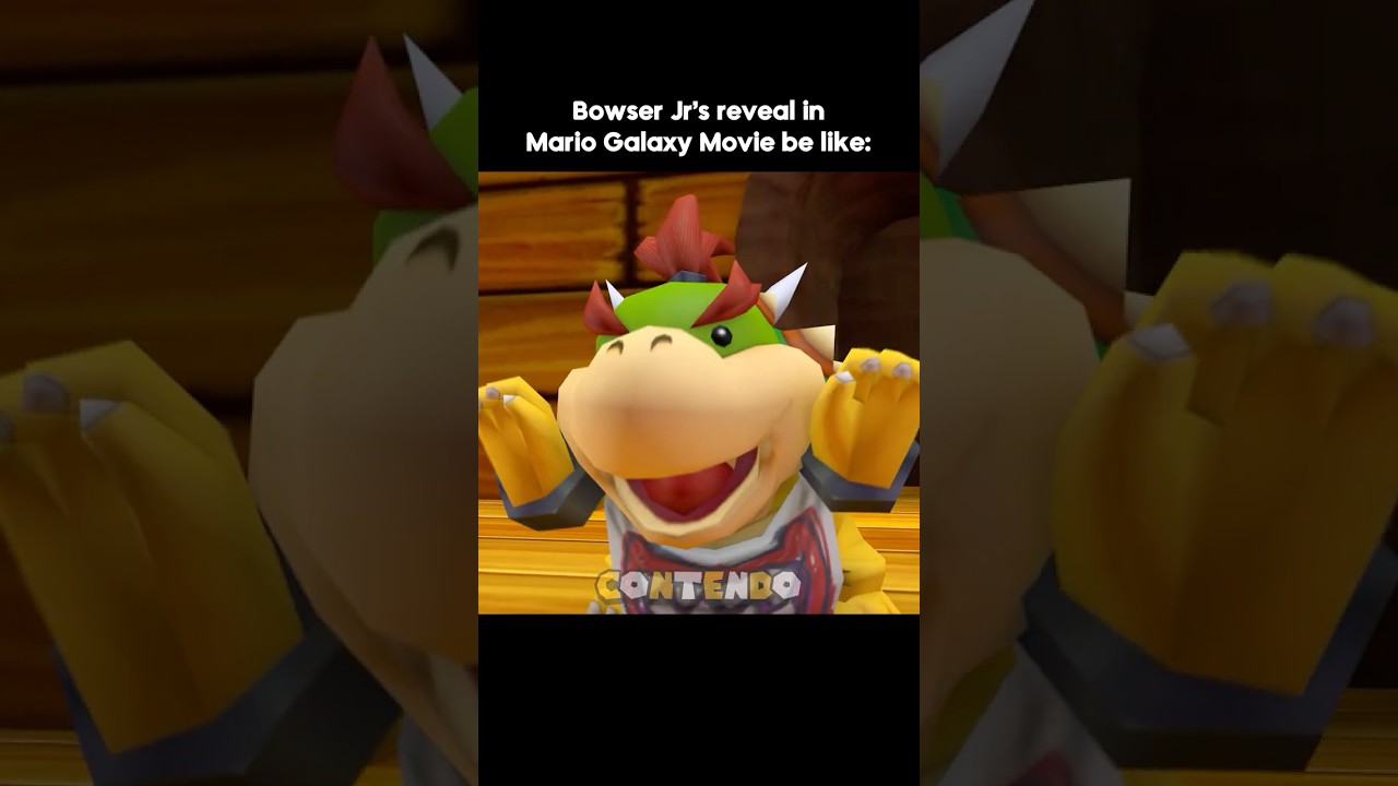 Bowser Jr's reveal in Mario Galaxy Movie be like