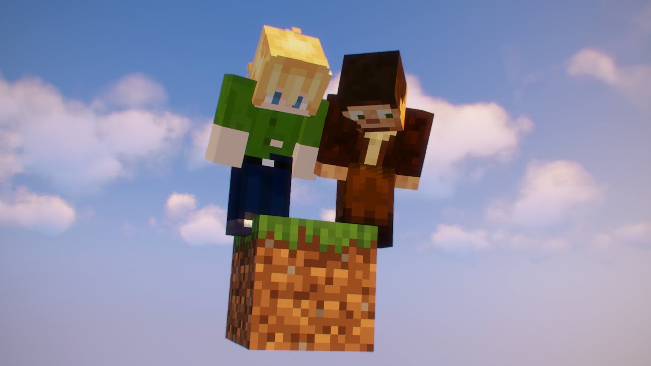 Tubbo & Scar Survive the One Block Skyblock Challenge!