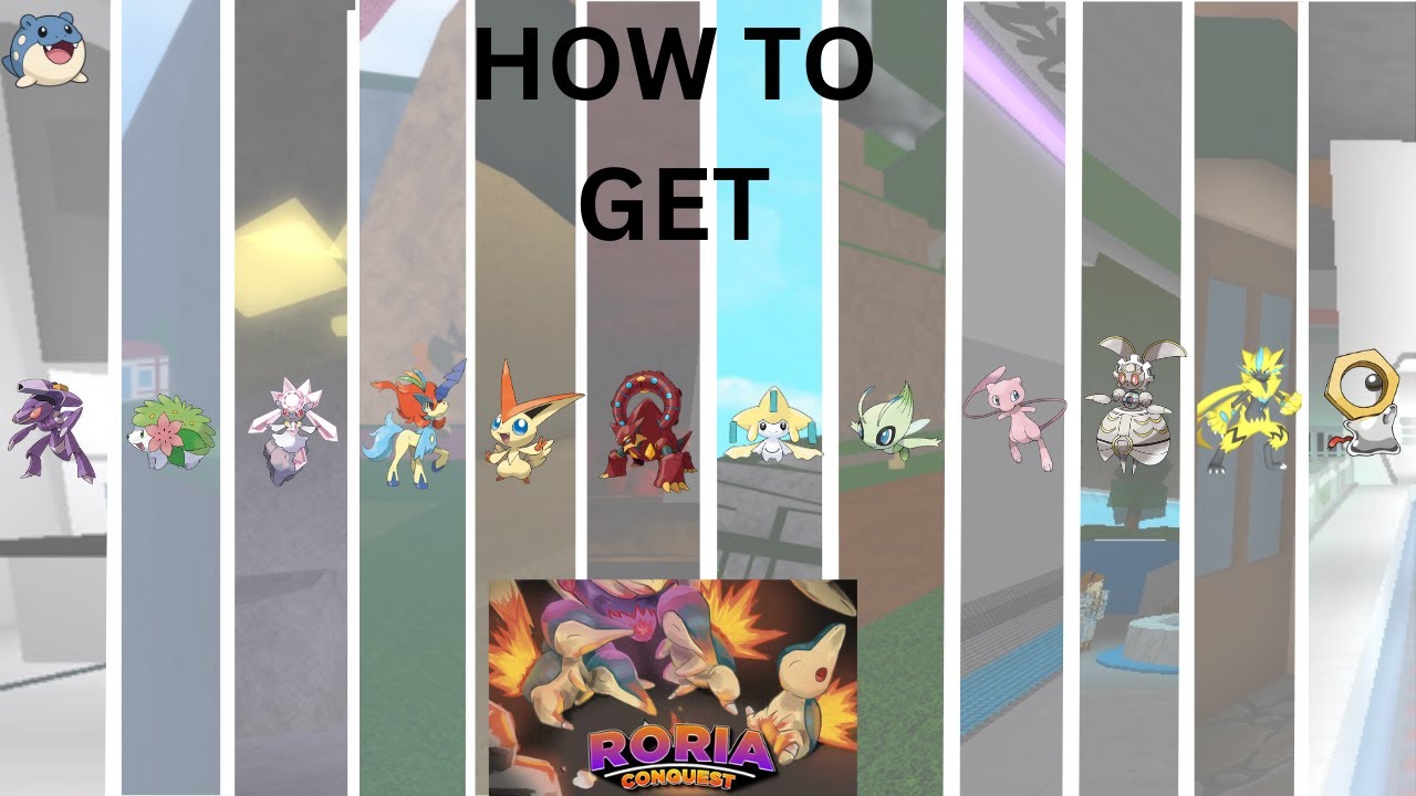 How To Get ALL Mythical Pokémon in Roria Conquest!
