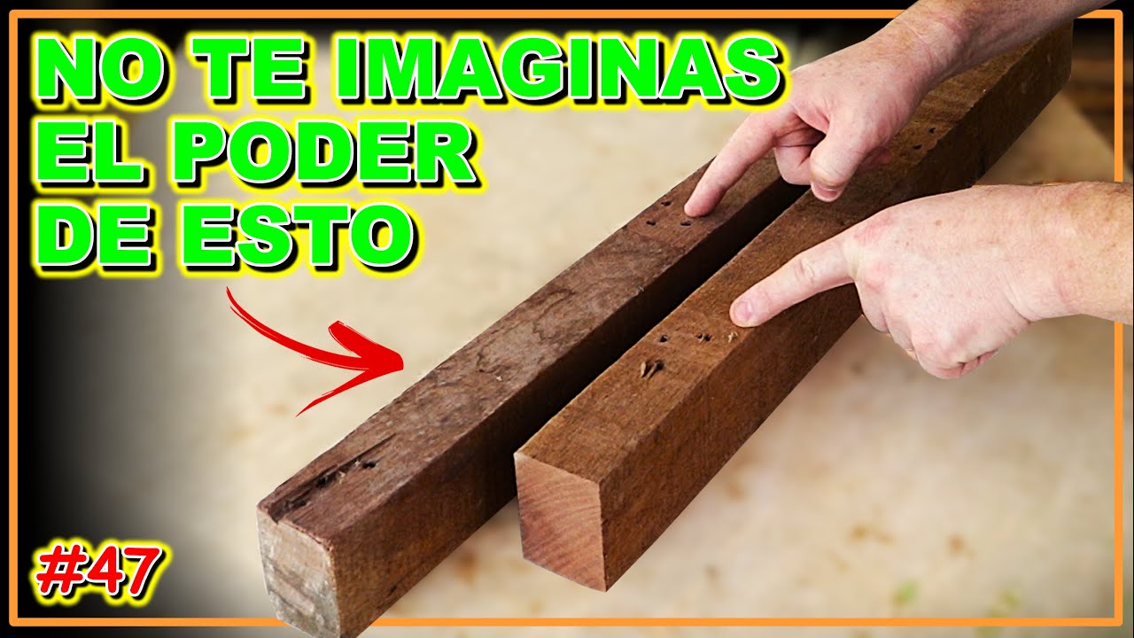 MADERA USADA SE CONVIERTE EN ALGO HERMOSO QUE TODOS QUERRÁN INTENTAR (VIDEO #47) #carpinteria