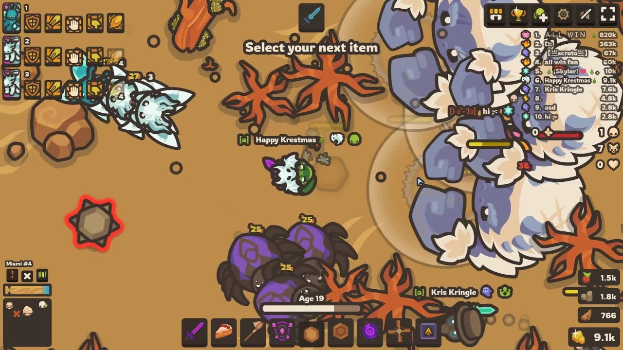taming.io spiky