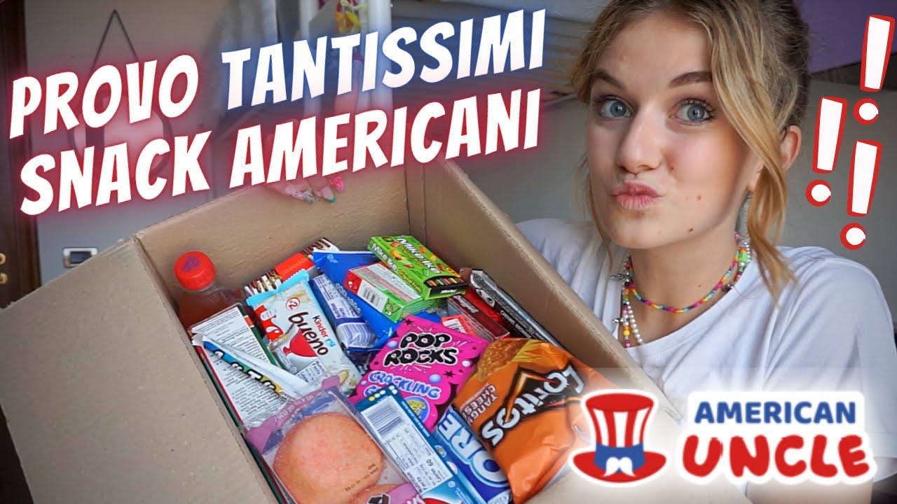 ASSAGGIO TANTISSIMI SNACK AMERICANI FAMOSISSIMI!!! American Uncle🇺🇸🍿🍪🍟