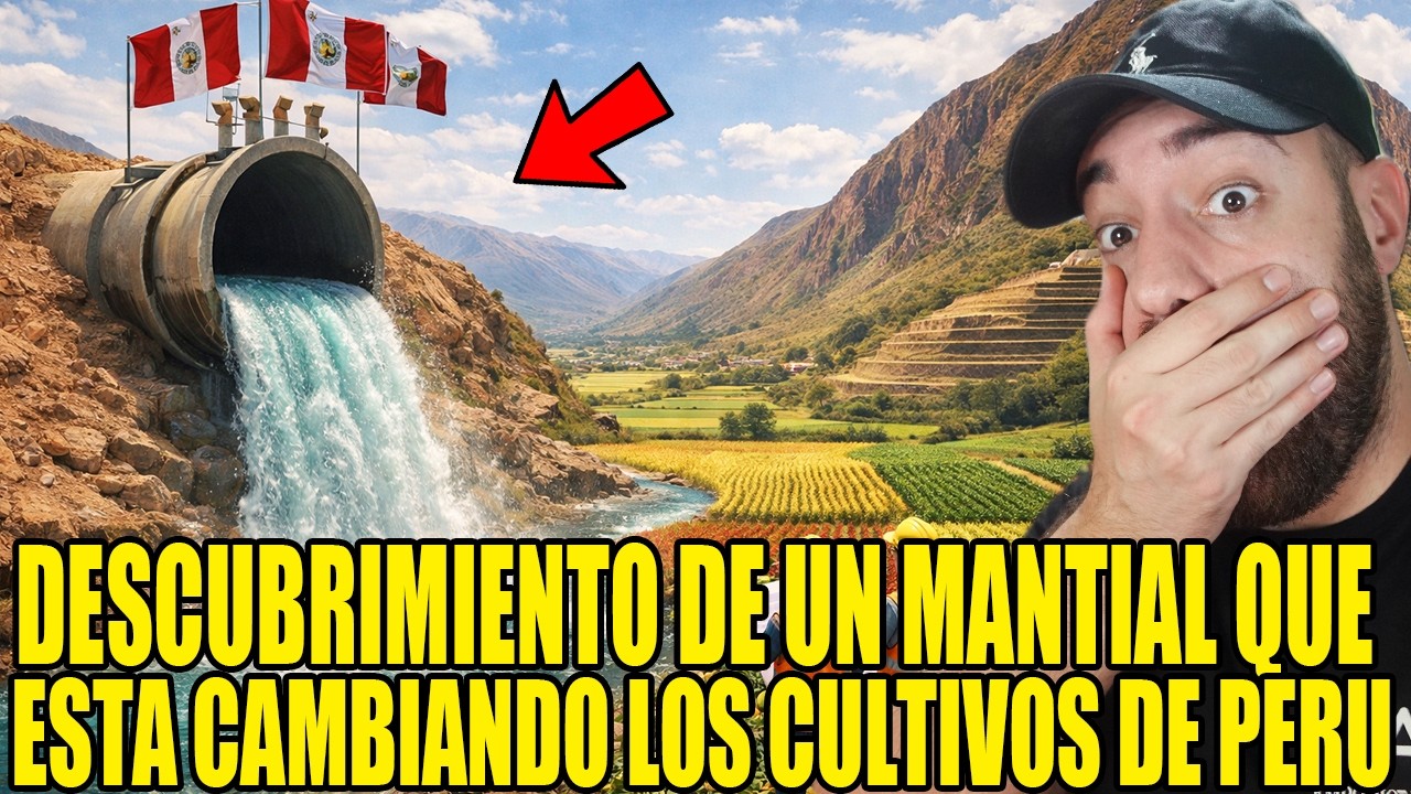 NUEVO DESCUBRIMIENTO en PERÚ de un MANTIAL que cambia el DESIERTO por CULTIVOS!!