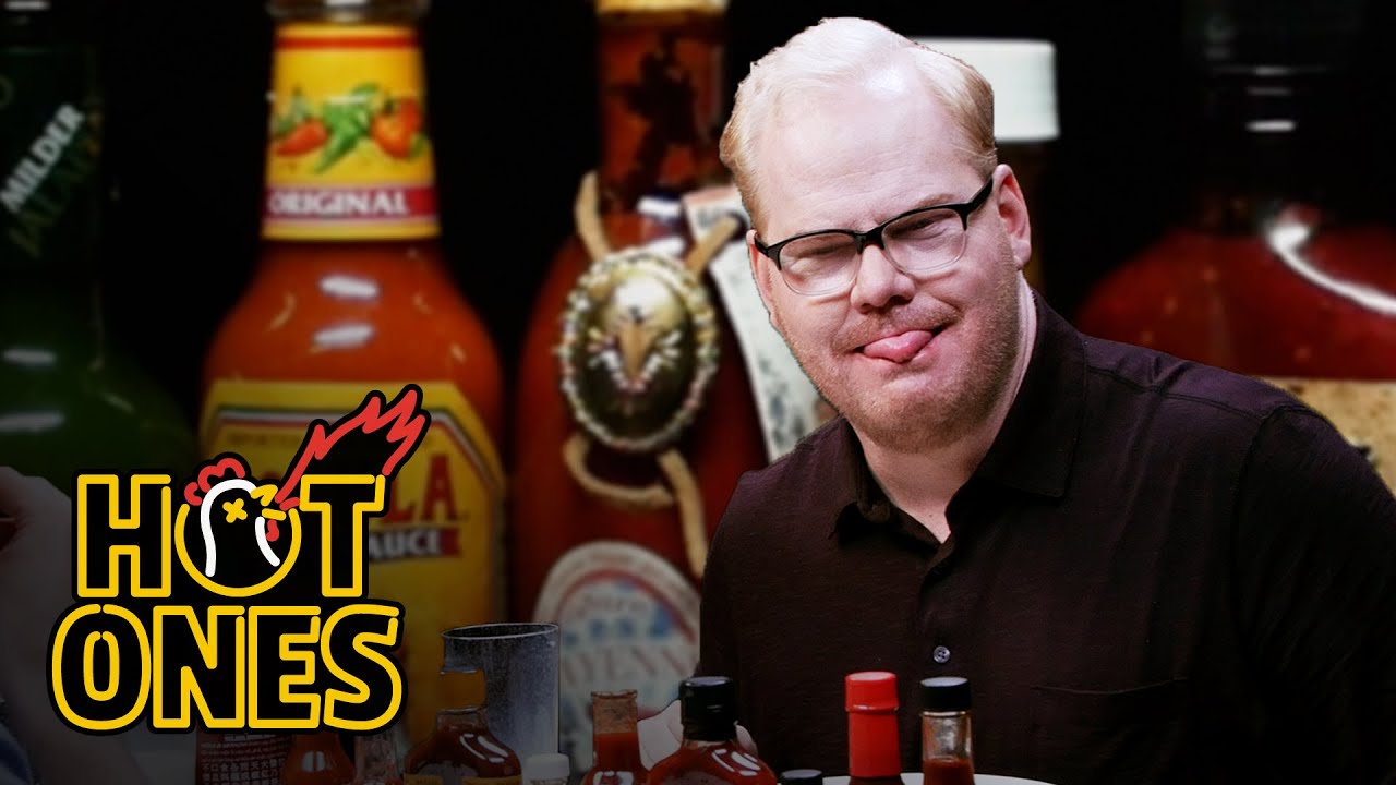 Jim Gaffigan Rediscovers His Flop Sweat Eating Spicy Wings | Hot Ones