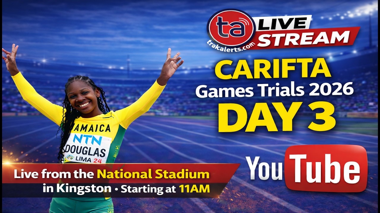 Jamaica CARIFTA Games 2026 Trials &ndash; Day 3 Live Stream