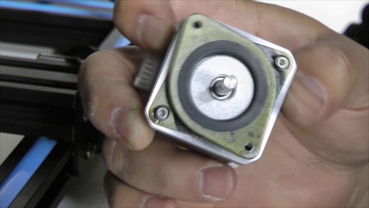 Creality 3D CR-10 Hictop Stepper Motor dampers installation