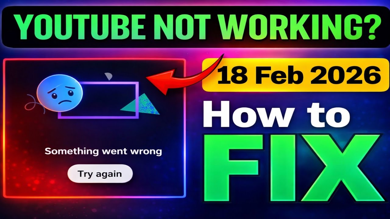 Youtube not working | youtube home not working | youtube something went wrong error