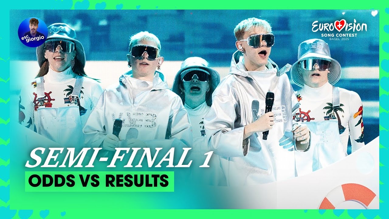 Eurovision 2025: Semi-final 1 - Odds VS Results