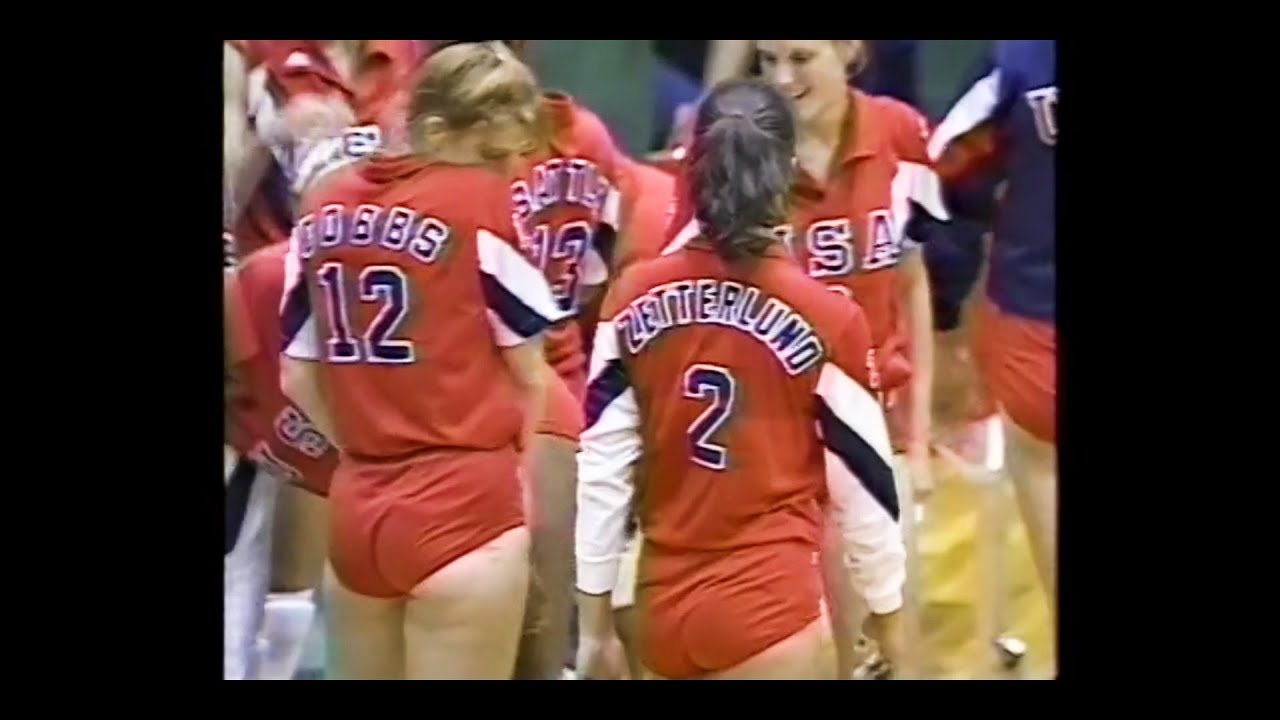 1991年　女子バレー　日本対アメリカ