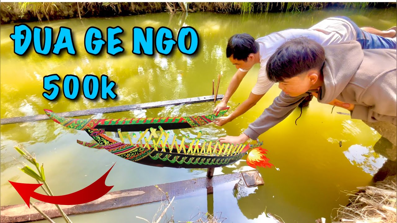 Mất Sạch 500k Để Thử Thách Cả Team Chế Tạo Ghe Ngo|ATK