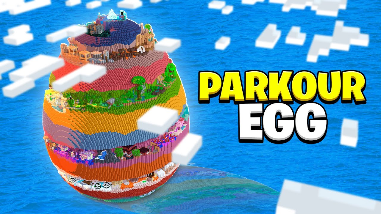 Speedrunning „Parkour Egg“ in Bloxd #bloxd #parkour #parkouregg #viral #speedrun #record #minecraft