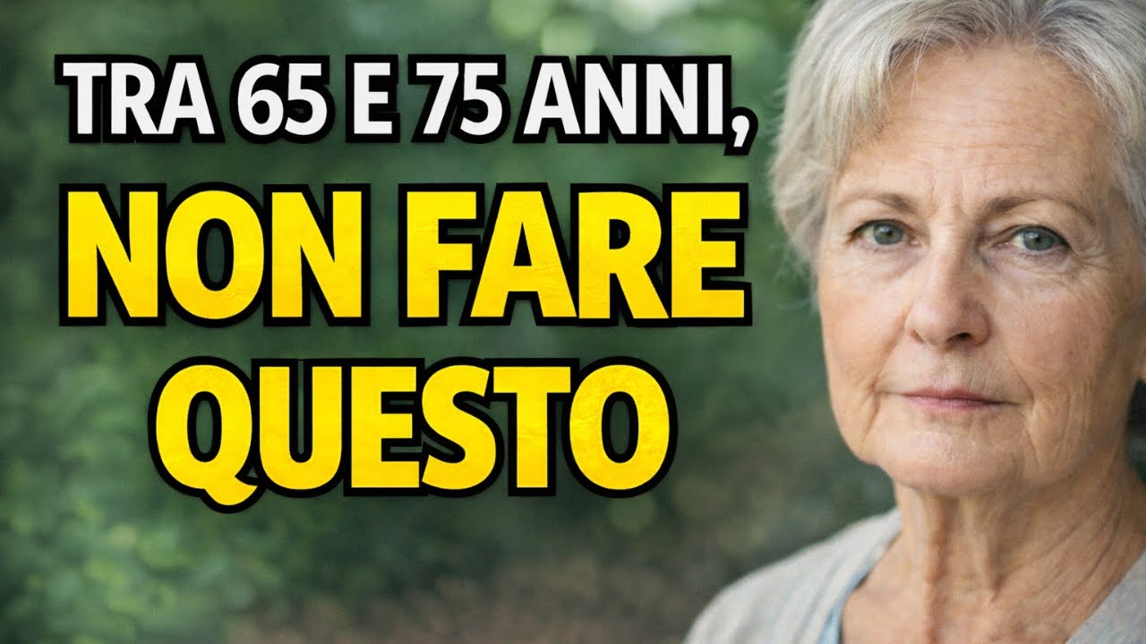 Tra i 65 e i 75 anni si decide la vecchiaia: pochi lo capiscono davvero!