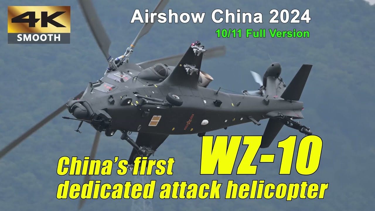 Full version: China's first dedicated attack helicopter: WZ-10 fly display | Airshow China 10/11/24