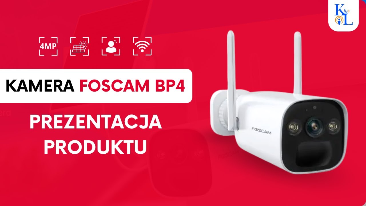 Kamera Foscam BP4 4MP 2K | Prezentacja produktu