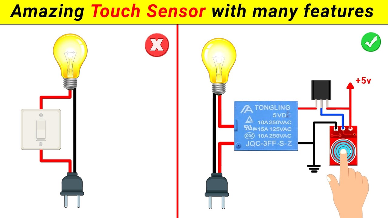 How to use TTP223 Touch Sensor || All features || SKR Electronics Lab