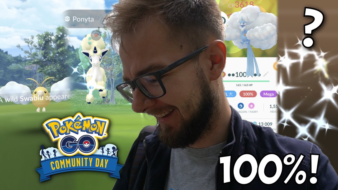 50 LVL! 100%! Best Buddy! Shundo! Shiny Swablu Community Day! Pokemon GO Warszawa