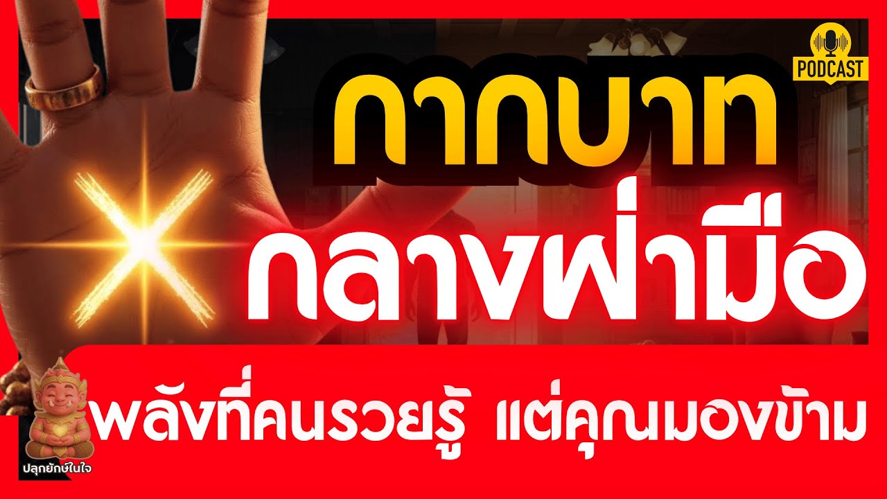กากบาทกลางฝ่ามือ พลังที่คนรวยรู้ แต่คุณมองข้าม | #ปลุกยักษ์ในใจ