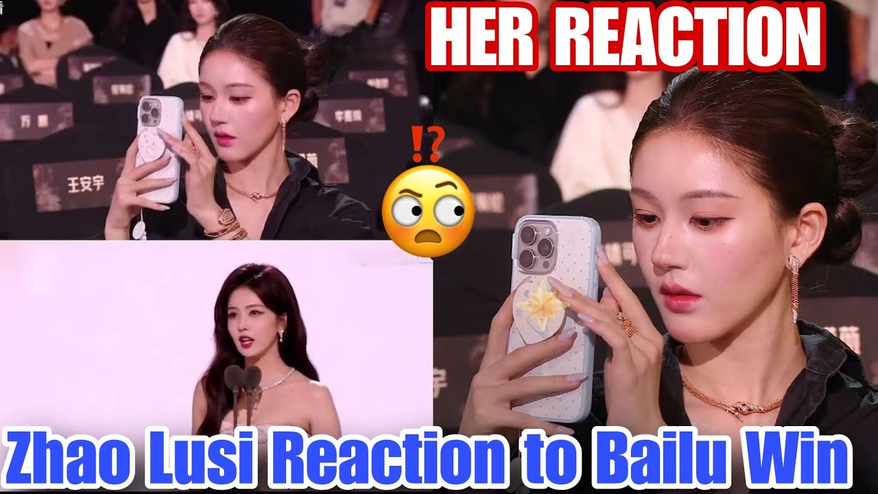 Zhao Lusi real reaction to Bai Lu winning at Tencent Starlight Awards 2025 shocks fans?