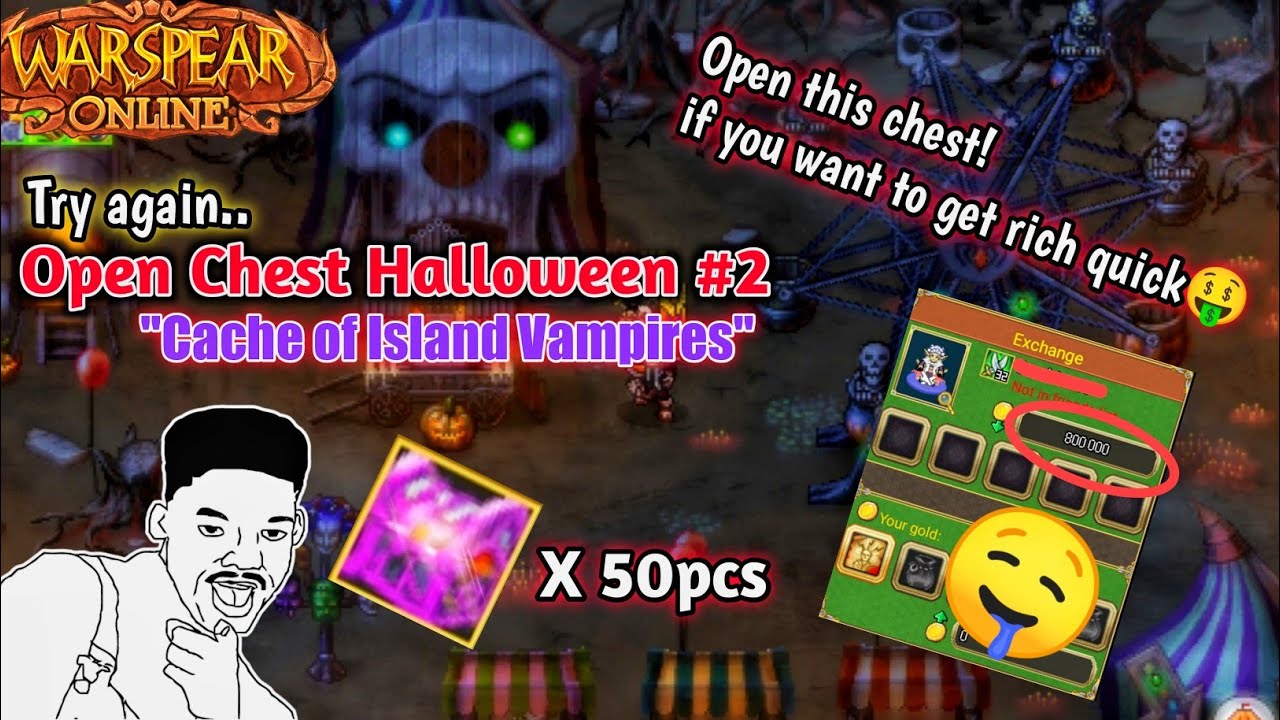 Open This Chest!!! - Warspear Online "Open Chest Halloween part.2" | Instant Rich🤤🤑