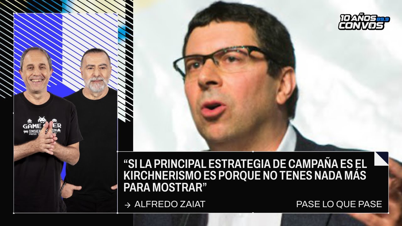 Tenembaum y Sietecase con  el economista y periodista, Alfredo Zaiat.