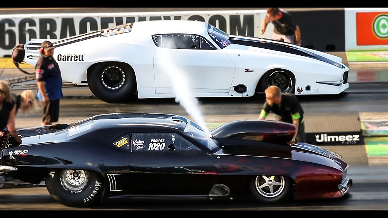 PRO MOD FINAL! SUMMERS' TWIN TURBO 5.86@254! GREEN'S FI NITROUS 6.02@237! NMCA RT66!