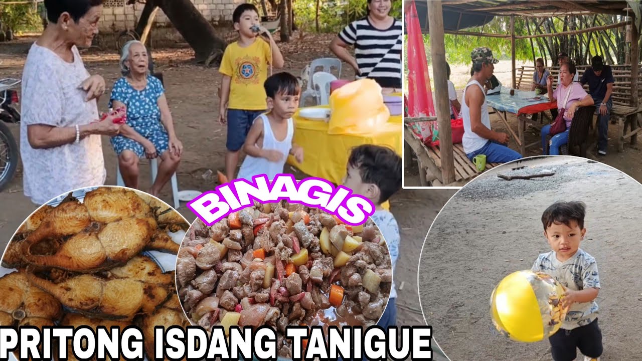 Fiesta sa aming baryo | Pritong isdang tanigue 