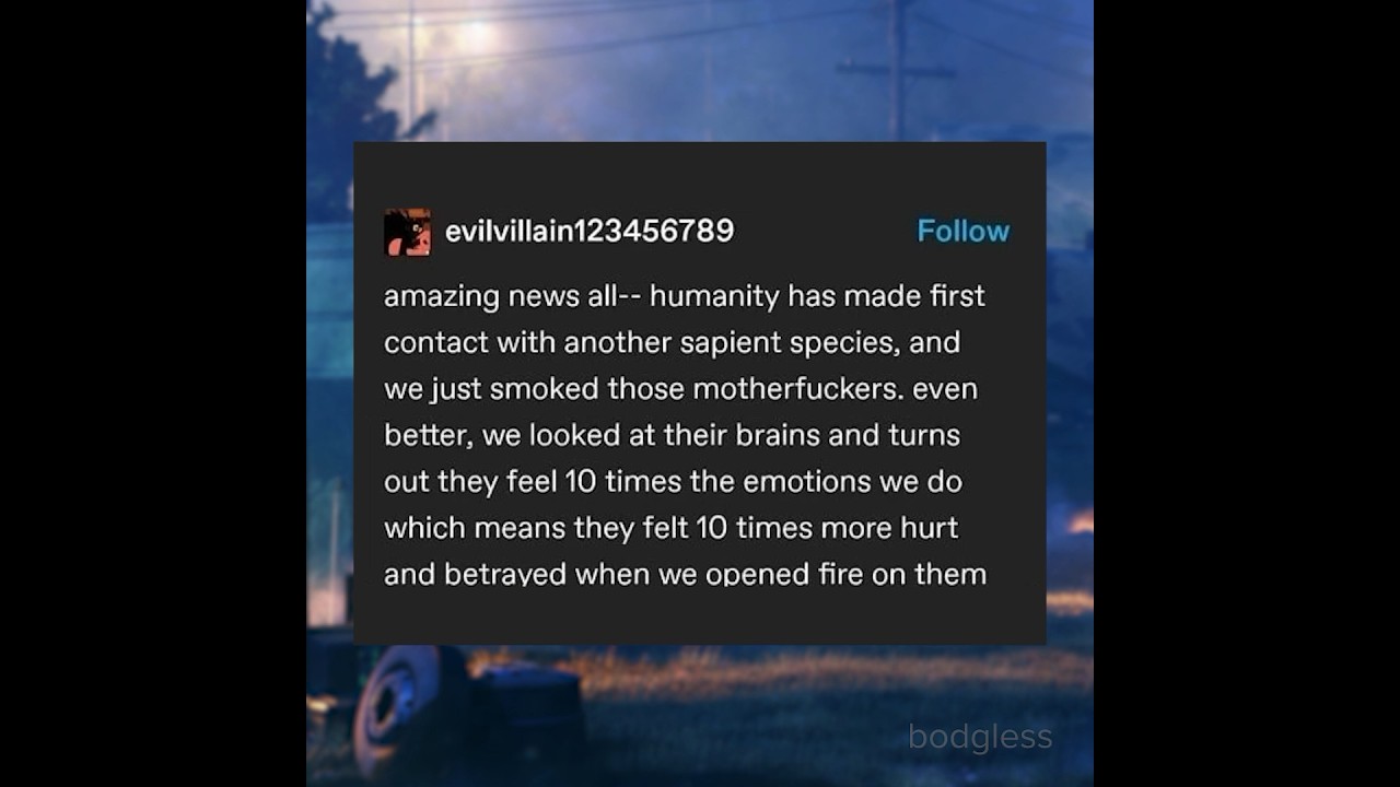 First Contact with Sapient Species