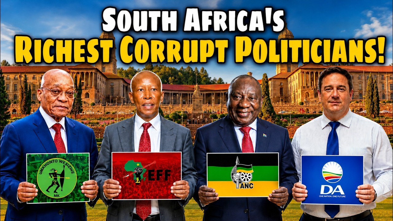 10 Corrupt Rich Politicians in South Africa 2026 | The Highest Paid Politicians in South Africa 2026