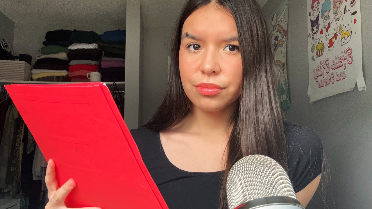 ASMR mean girl asks you uncomfortable questions ❓🤭