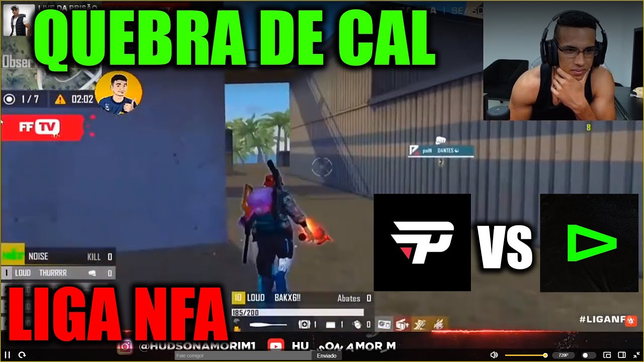 HUDSON AMORIM REAGINDO LOUD VS PAIN TEVE QUEBRA DE CALL! TEVE FARPAS??