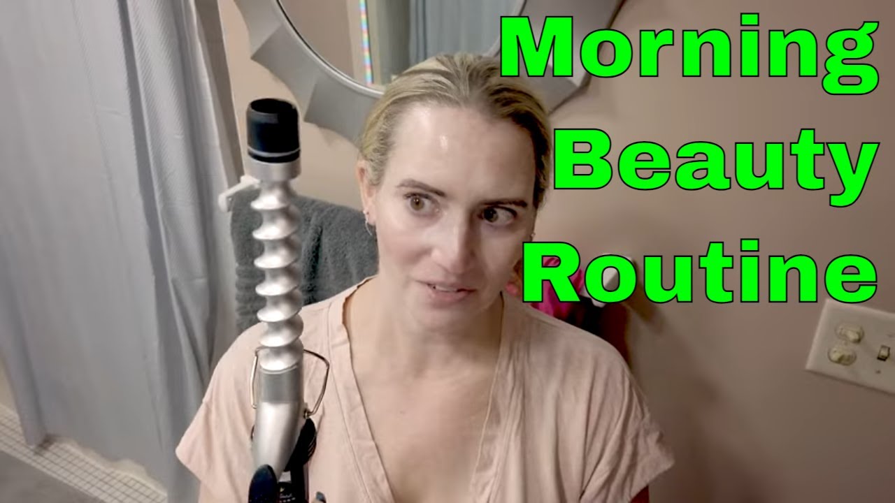 Spring Morning Routine - Skincare, Makeup, and Haircare Routine - Dry, Sensitive Skin