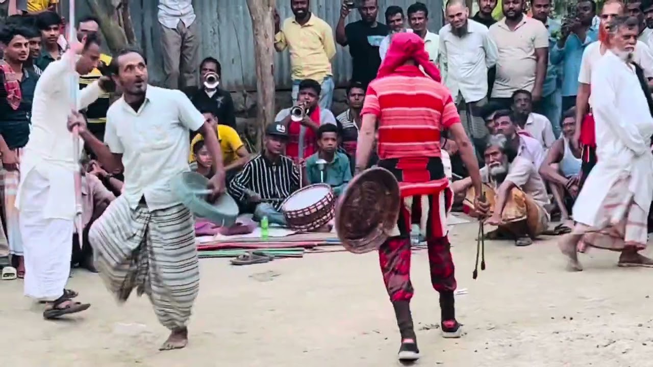 Dekhar moto khela অসাধারন লাঠিয়াল বাড়ি খেলা দেখার মতো লাঠি বাড়ি খেলা।
