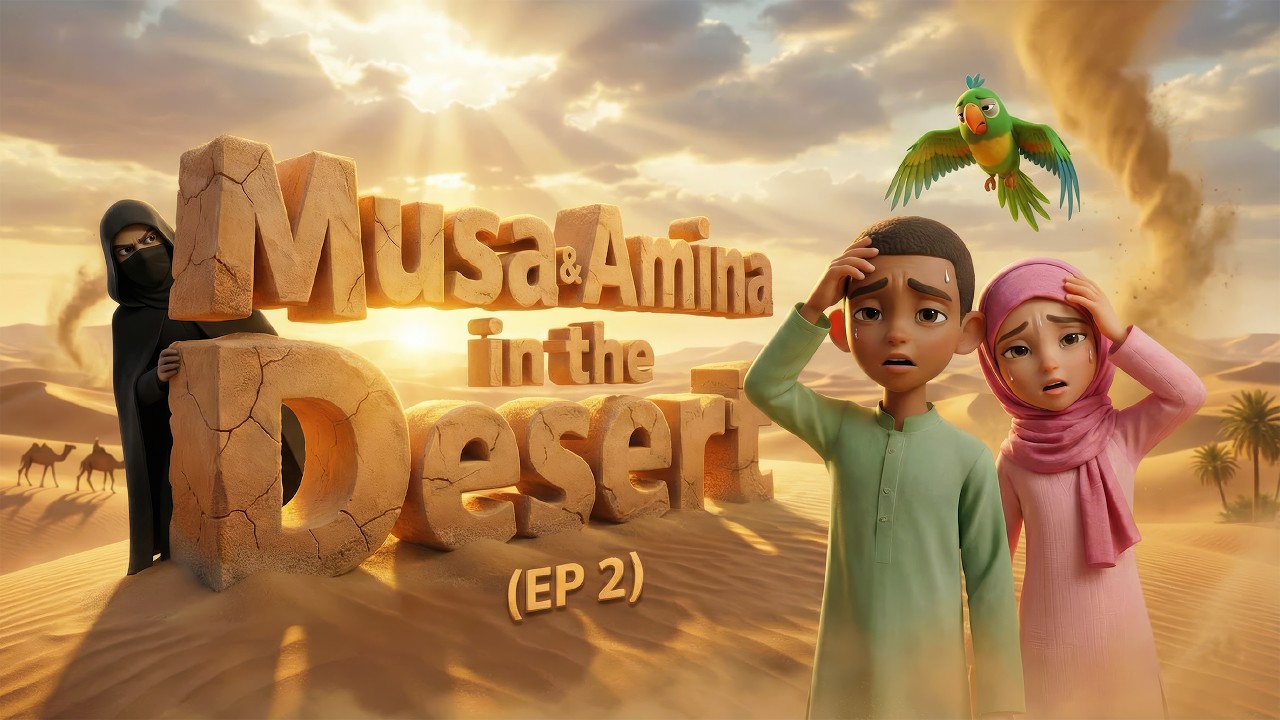 Musa & Amina: Desert Adventure (Episode 2) | Islamic Series & Islamic Cartoon for Kids