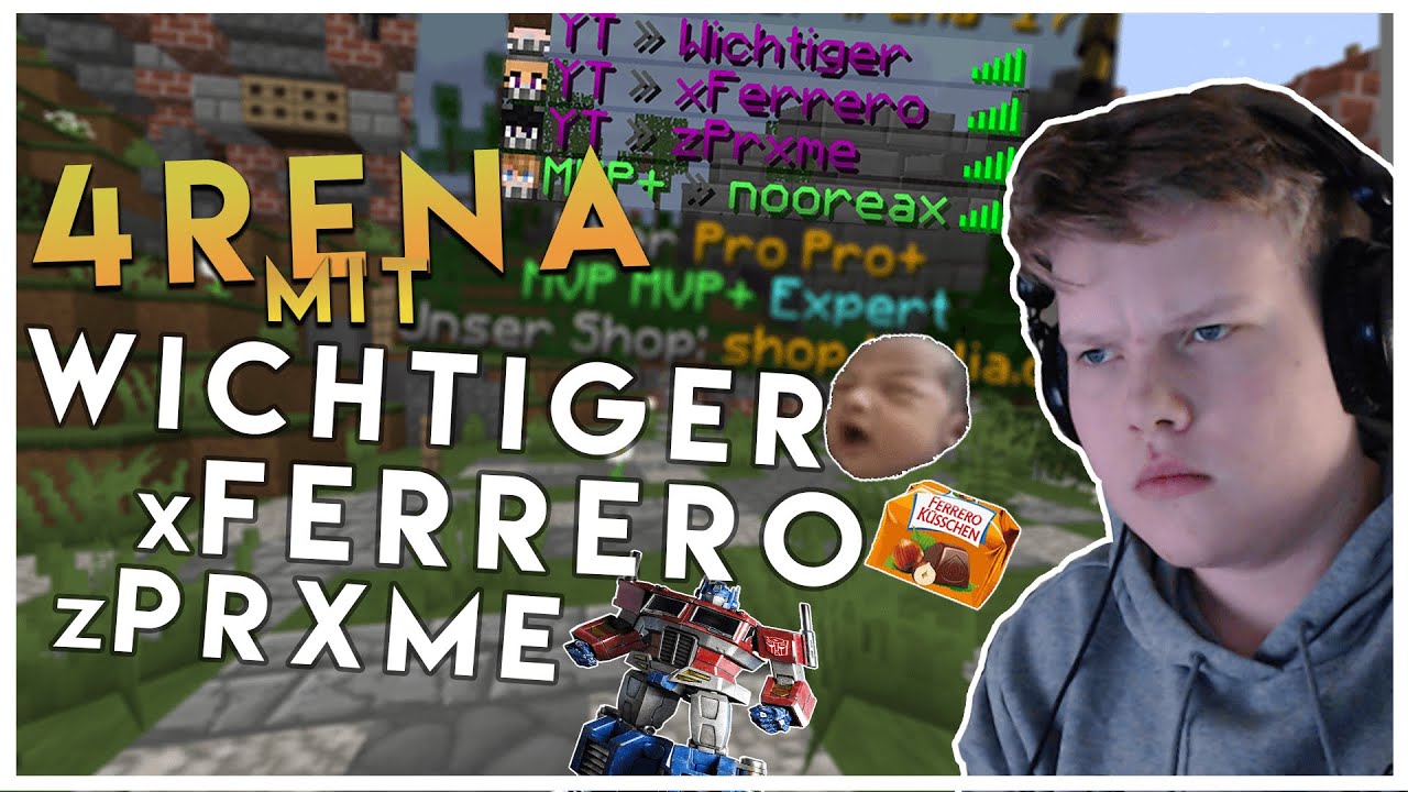 4rena ⚔ ft. Wichtiger, xFerrero & zPrxme 🤬😂